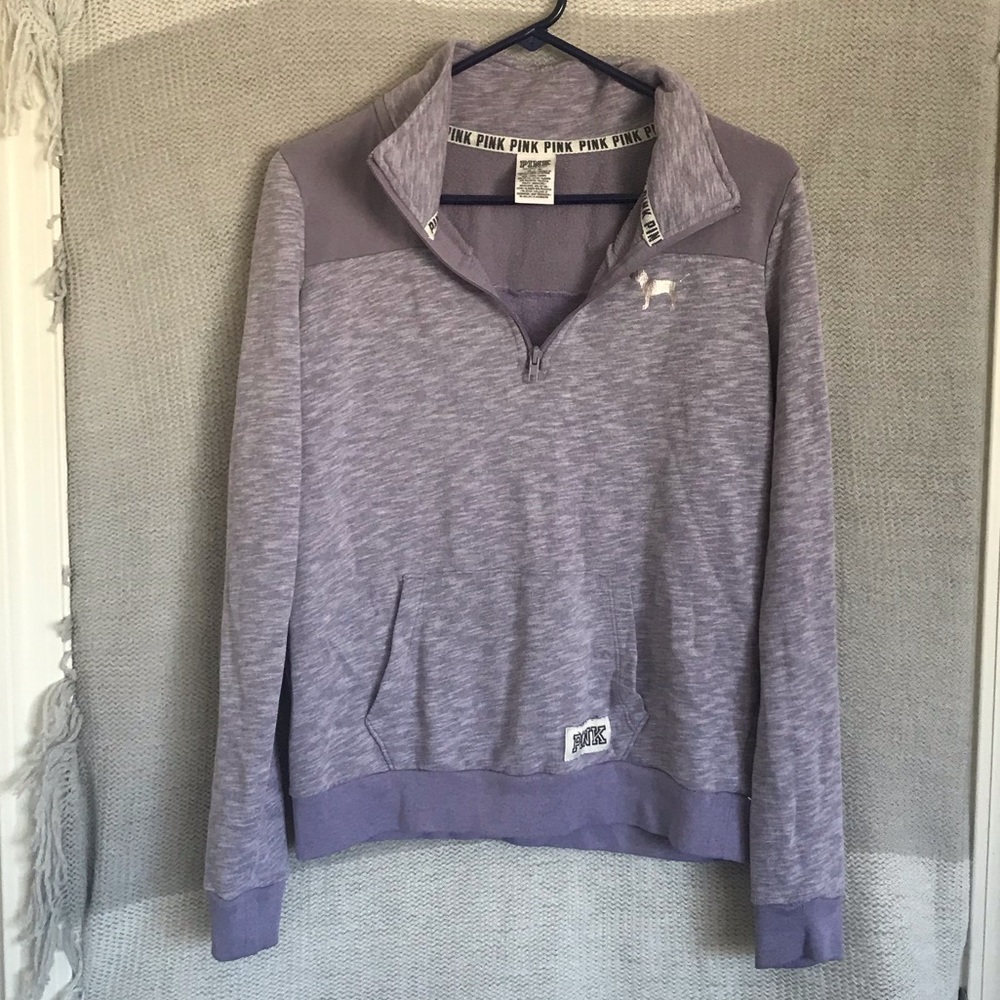 Victoria’s Secret Pink Hoodie Zip-Up Front Size M